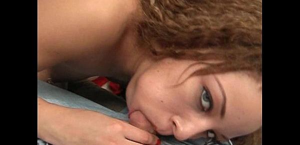  Curly Teen Girl Doggystyle POV